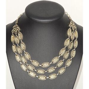 Desert Flowers Gold Tone Sarah Coventry Necklace